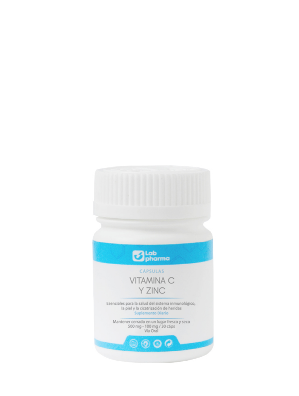 Vitamina C y Zinc 30 cáps