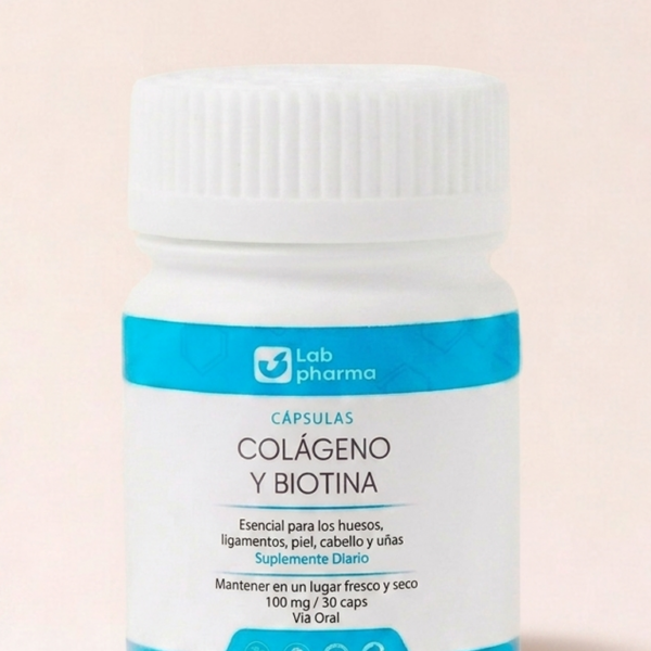 Cápsulas de Colágeno y Biotina 30 cáps