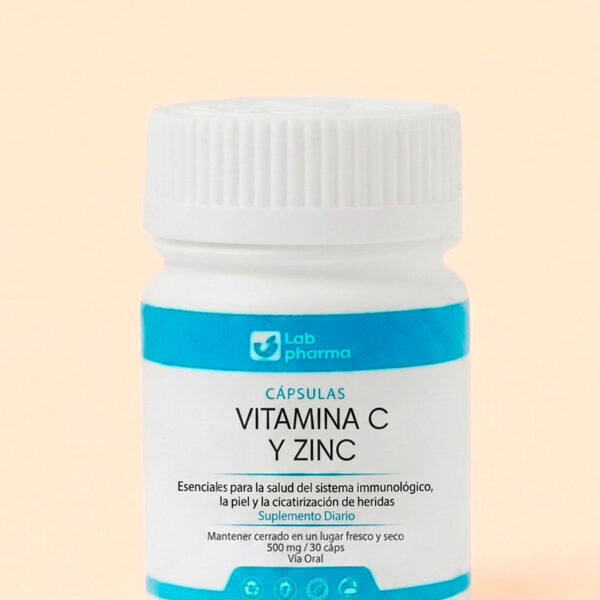 Cápsulas Vitamina C y Zinc 30 cáps