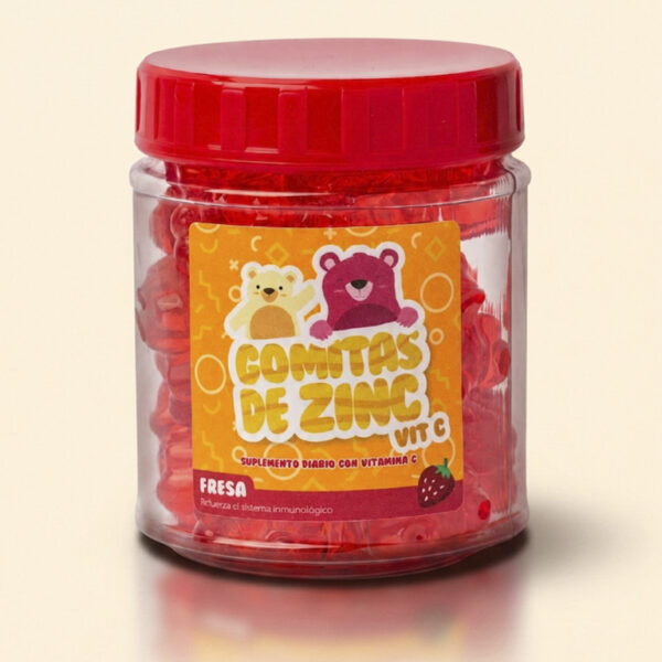 Gomitas de Zinc de Fresa 30 unds