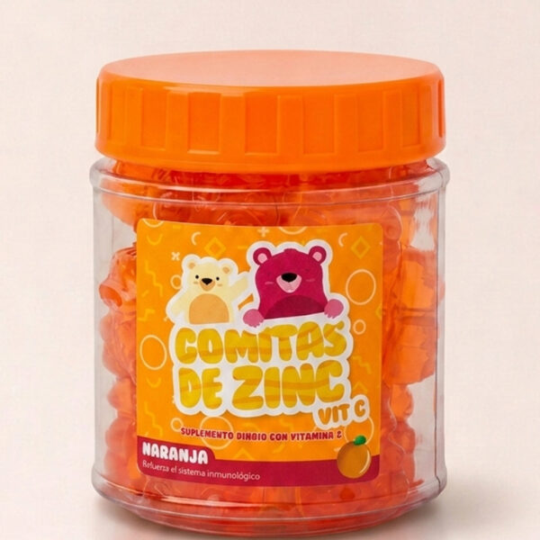 Gomitas de Zinc de Naranja 30 unds